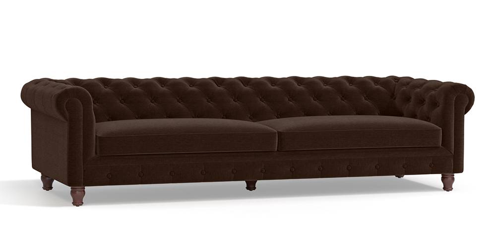 Winchester Fabric Sofa (Dark Earth)